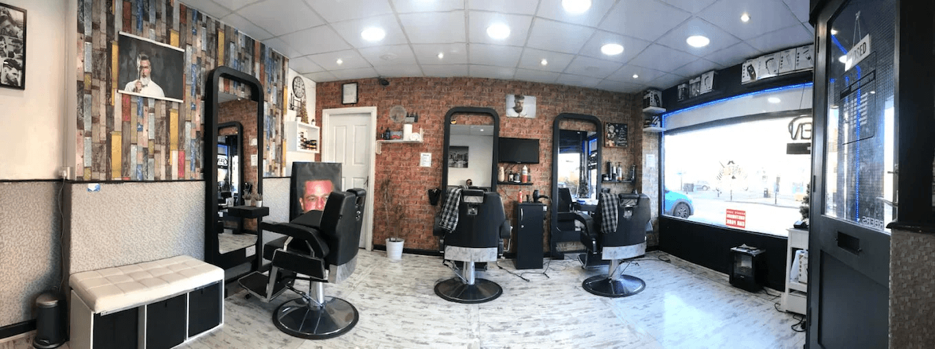Inside our barbershop