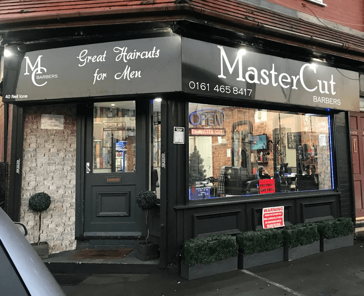 Mastercutz barbershop exterior